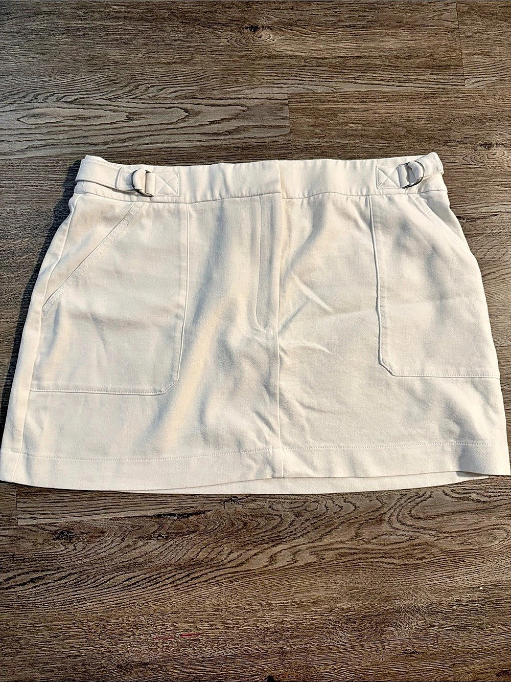 Express White Mini Skirt